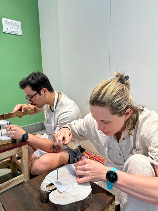 Block Carving + Block Printing Experience