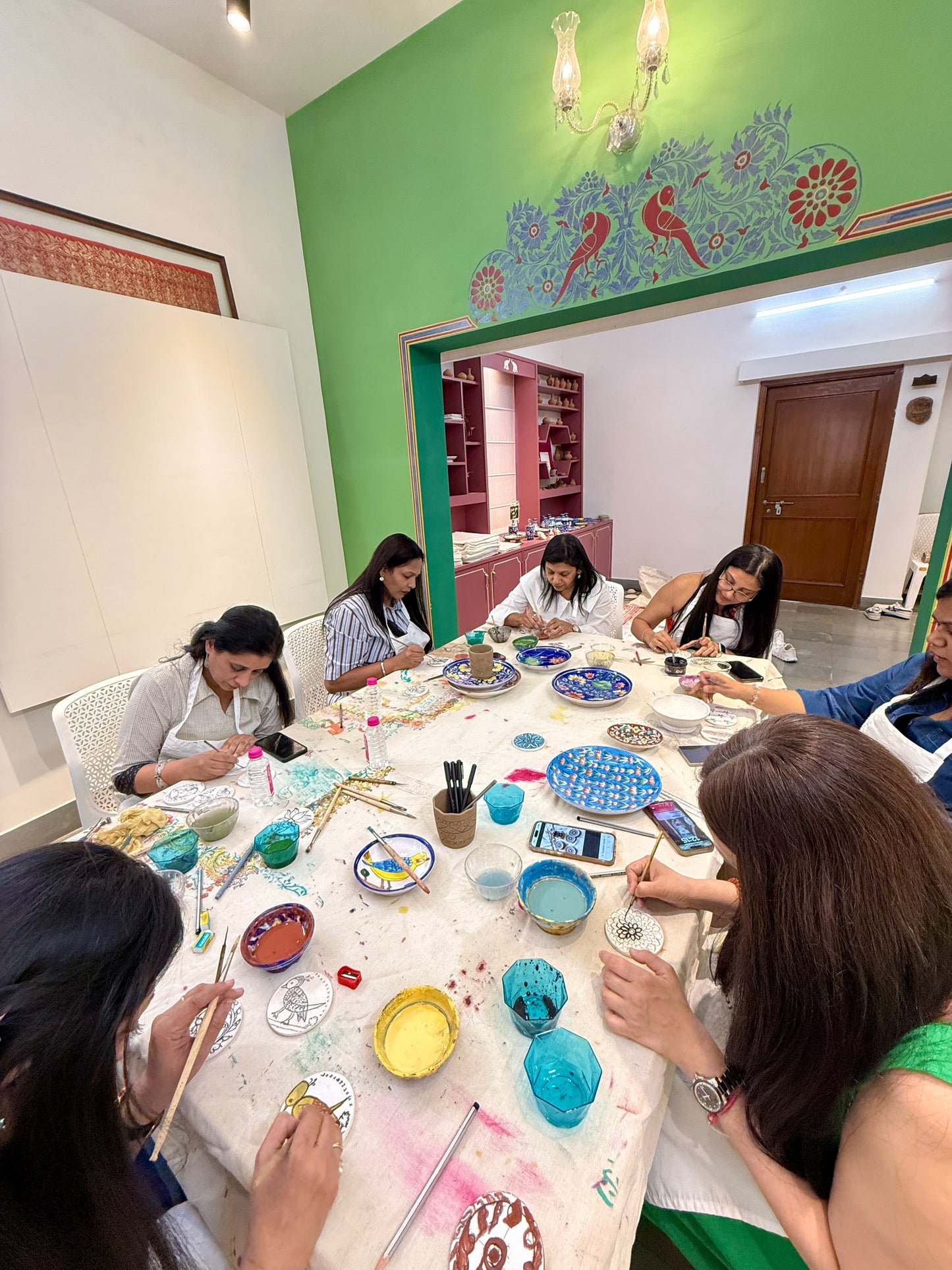 Blue Pottery Workshop