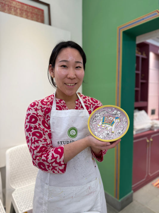 Blue Pottery Workshop