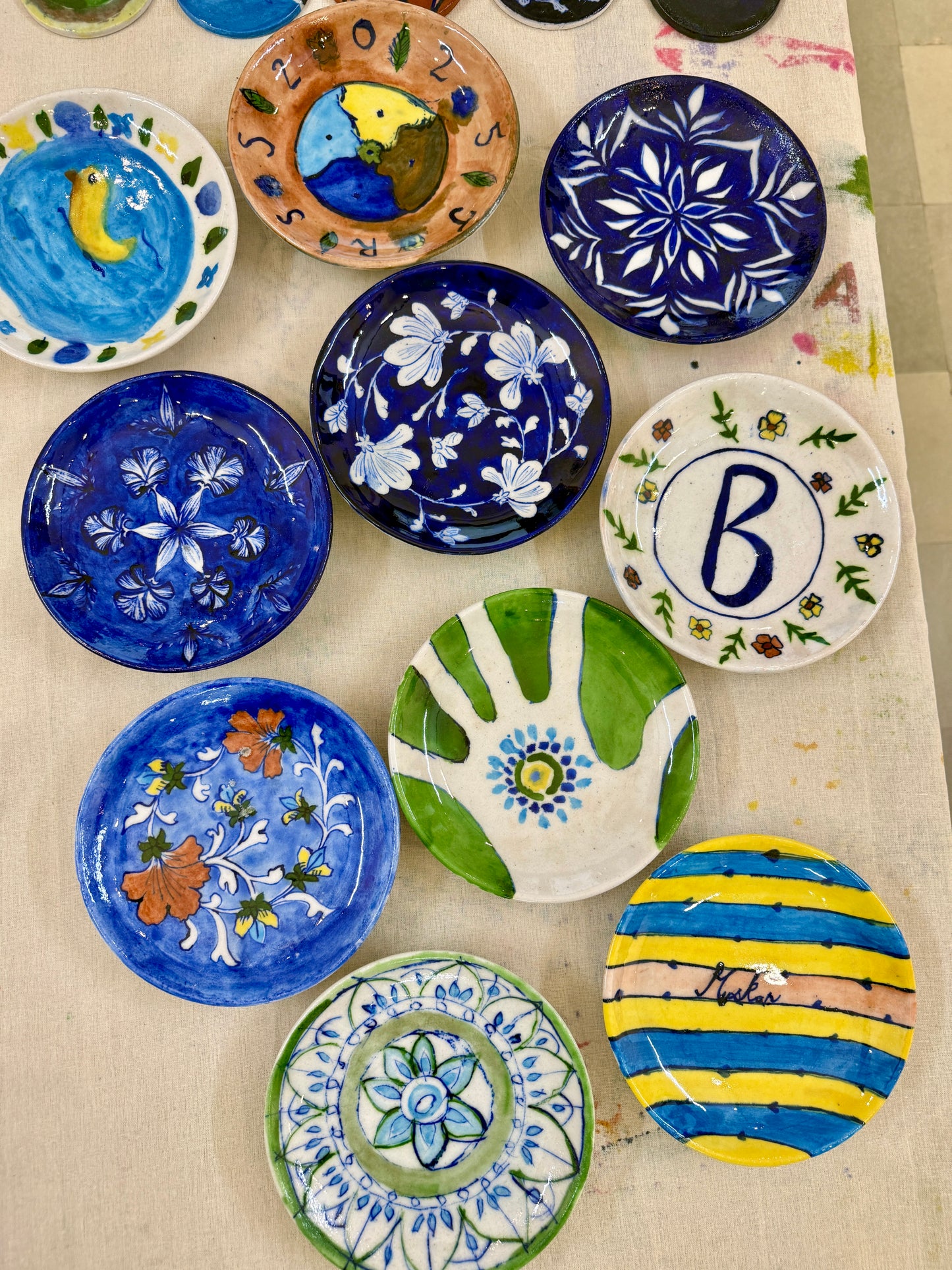 Blue Pottery Workshop